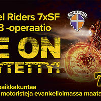 Gospel Rider -tapahtuma Heinolan torilla Gospel Rider -tapahtuma Heinolan torilla