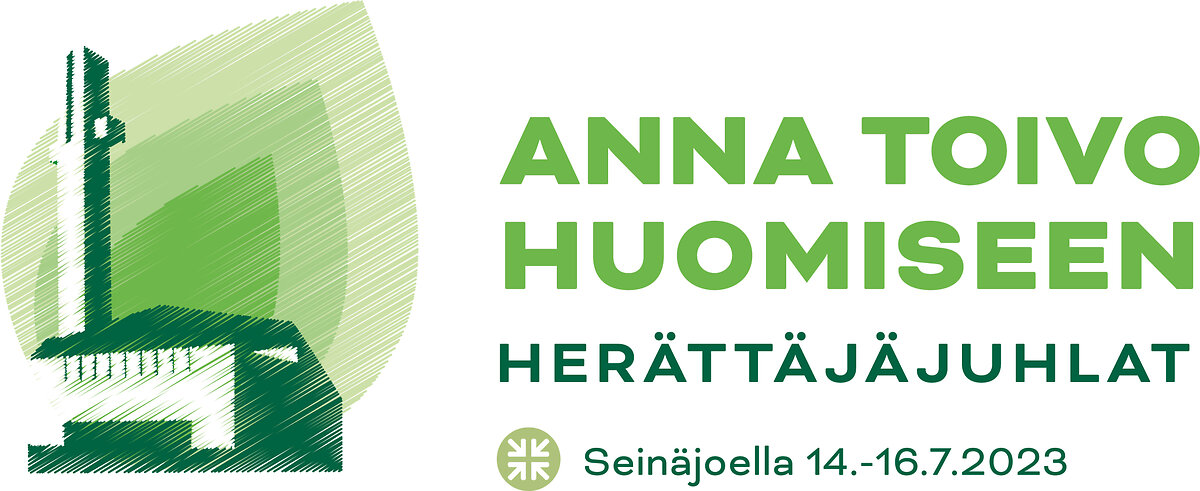 Herättäjäjuhlien logo Anna toivo huomiseen