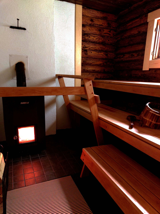 Naisten sauna Sulkavankosken sauna