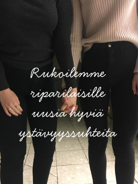 Rukous rippikoululaisille