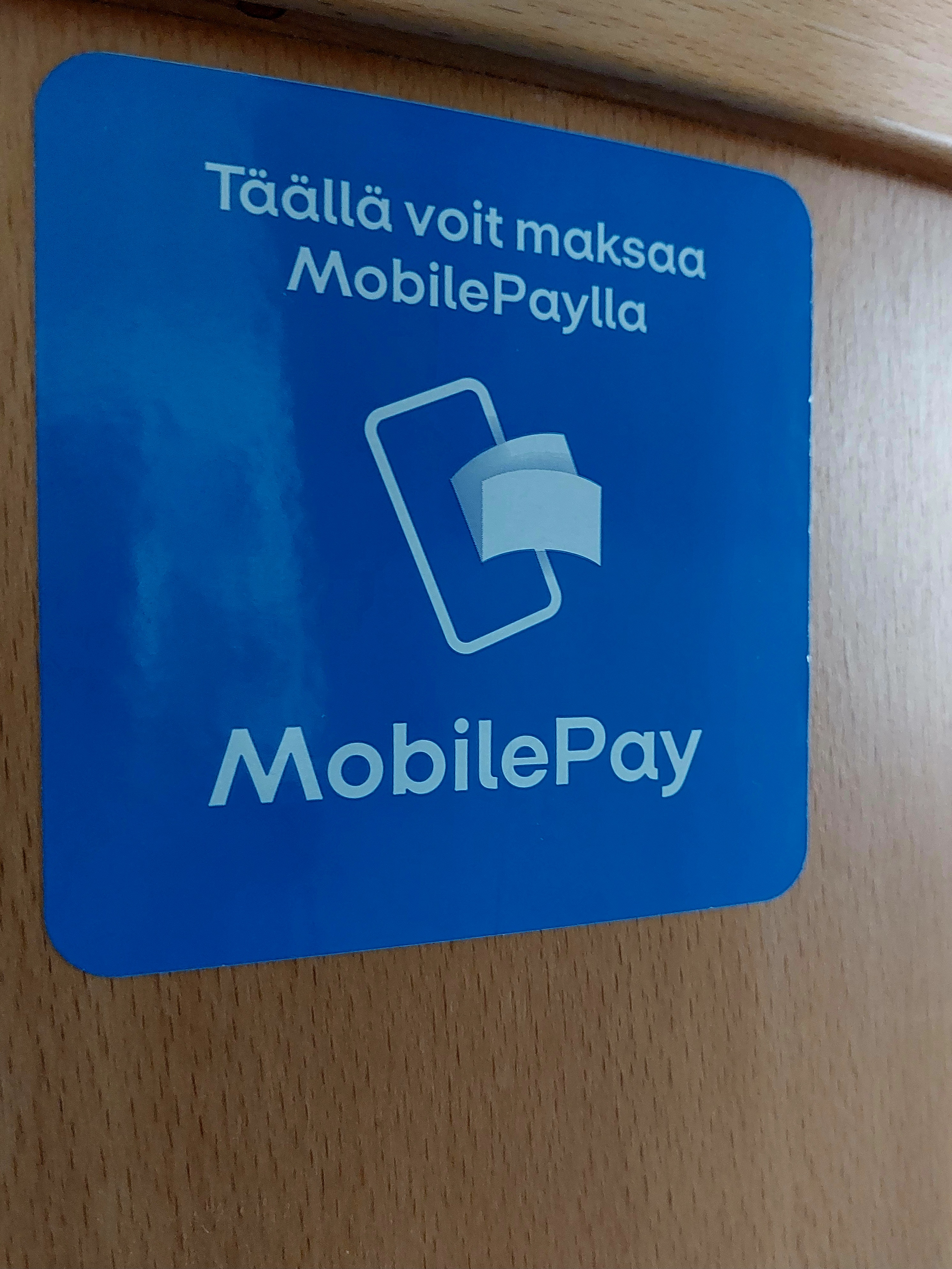 Tarra jossa teksti täällä voit maksaa MobilePaylla.